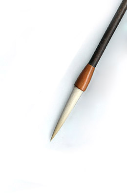 길이75mm　　 　사군자/경호필　　　　　　　[수류水流사군자]　　10호
