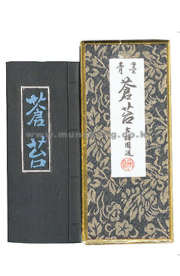 7.5X3X0.8cm 일본/푸른색 청먹蒼苔小