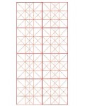 크기33X62cm 발묵潑墨-3단계 기계지/구궁지 4절-100장