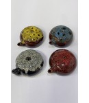 8.2x8.2cm 도자기제작 납작연적