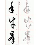 정주상기초 서보 (書譜)