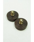 5.5cm/660g 사군자/문인화용 원형쇠문진set